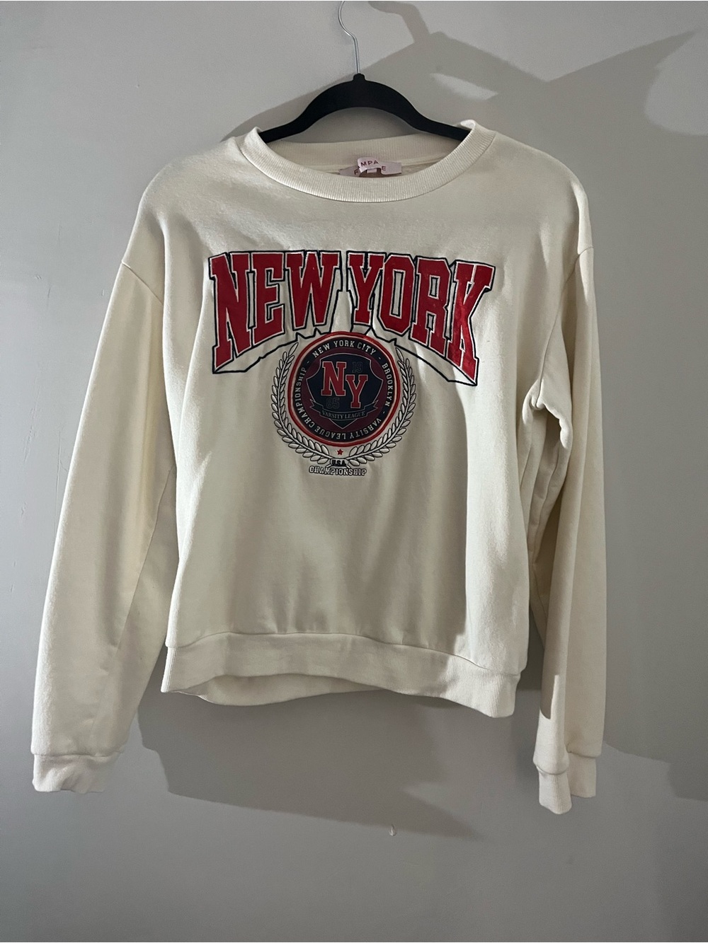 Creme Crewneck Tee